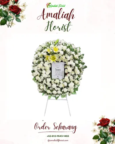 Krans Bunga Duka Cita di Cibarusah