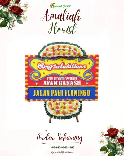 Bunga Papan Congratulation di Cibarusah